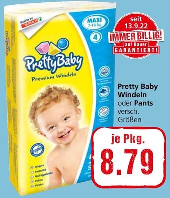 Spar Pretty Baby Windeln oder Pants Angebot