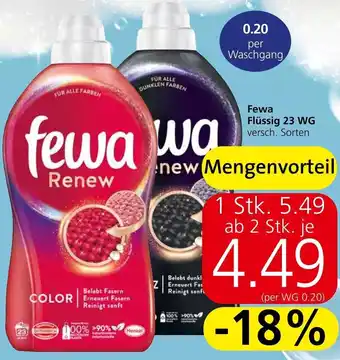 Spar Fewa Flüssig 23 WG Angebot