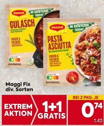 Billa Maggi Fix div. Sorten Angebot