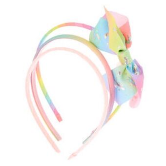 Claire's Claire's club pastel glitter unicorn headbands - 3 pack Angebot