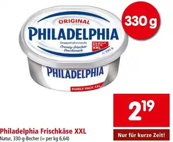 Interspar Philadelphia Frischkäse XXL 330 g Angebot