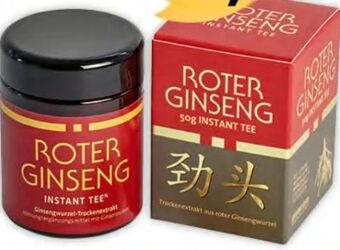 Roter ginseng instant tee