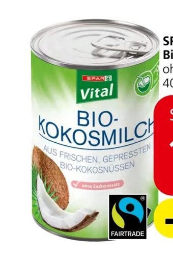 Spar Bio-kokosmilch Angebot