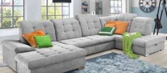 Polstermöbel Fischer Wohnlandschaft stoff Angebot