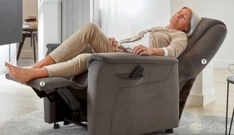 Polstermöbel Fischer Relaxsessel stoff Angebot