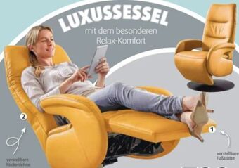 Polstermöbel Fischer Relaxsessel leder Angebot