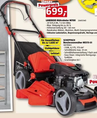 Bauhaus Benzin-rasenmäher ms173-51 Angebot