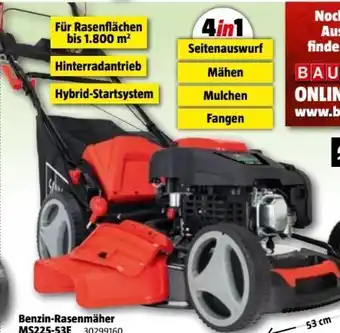 Bauhaus Benzin-rasenmäher ms225-53 Angebot