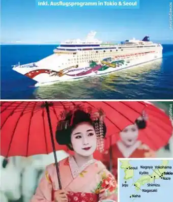 Hofer Reisen Kreuzfahrt-city-trip japan-südkorea Angebot
