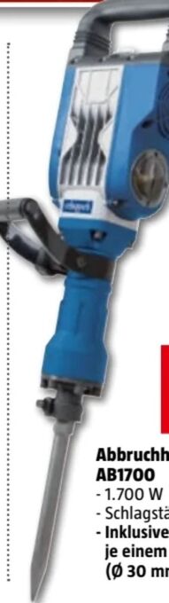 Bauhaus Abbruchhammer ab1700 Angebot