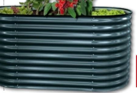 Metallhochbeet oval Angebot bei Bauhaus