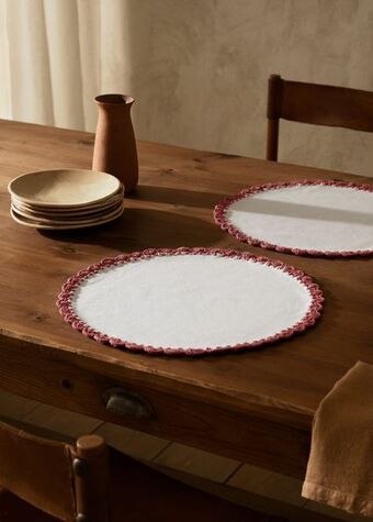 Mango Rundes strick-tischset Angebot