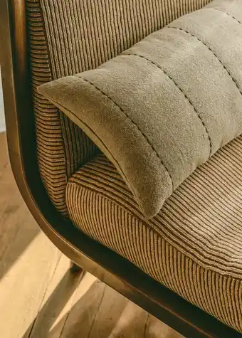 Mango Texturierte kissenhülle mit streifenmuster 30 x 70 cm Angebot