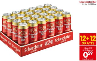 Interspar Schwechater Bier 0,5 Liter Angebot