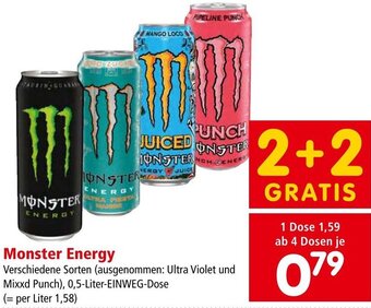 Interspar Monster Energy 0,5 Liter Angebot