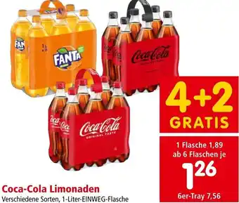 Interspar Coca-Cola Limonaden 1 Liter Angebot