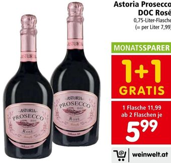 Interspar Astoria Prosecco DOC Rosé 0,75 Liter Angebot