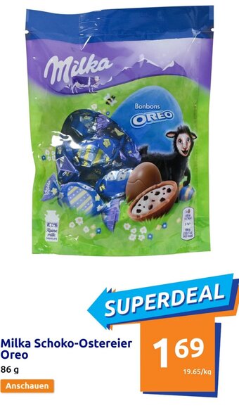 Action Milka Schoko-Ostereier Oreo 86 g Angebot