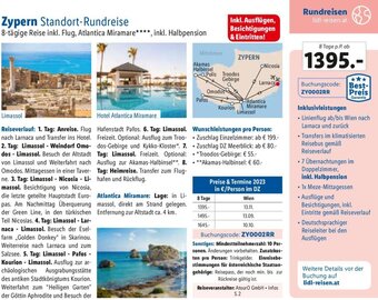 Lidl Zypern Standort-Rundreise Angebot