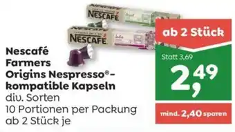 ADEG Nescafé Farmers Origins Nespresso-Kompatible Kapseln Angebot