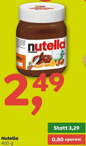 ADEG Nutella 400 g Angebot