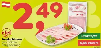 ADEG efef Toastschinken 150 g Angebot
