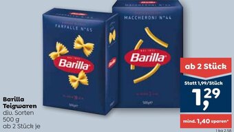 ADEG Barilla Teigwaren 500 g Angebot