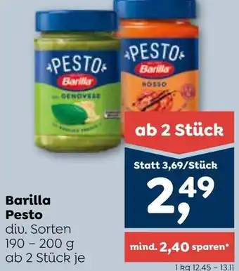 ADEG Barilla Pesto 190-200 g Angebot