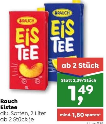 ADEG Rauch Eistee 2 Liter Angebot