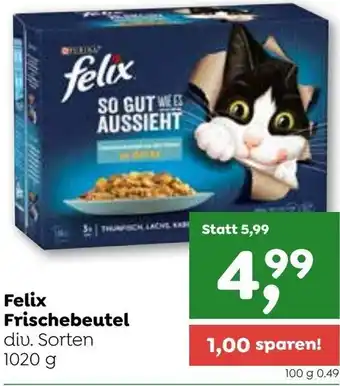 ADEG Felix Frischebeutel div. Sorten 1020 g Angebot