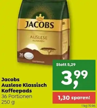 ADEG Jacobs Auslese Klassisch Kaffeepads 250 g Angebot