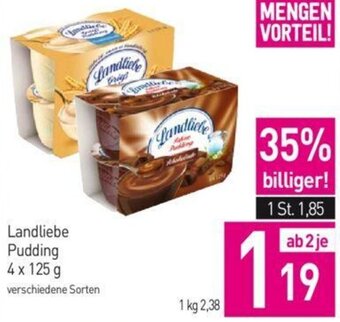 Sutterlüty Landliebe Pudding 4 x 125 g Angebot