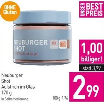 Sutterlüty Neuburger Shot Aufstrich im Glas 170 g Angebot