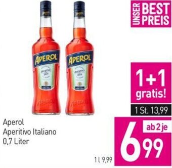 Sutterlüty Aperol Aperitivo Italiano 0,7 Liter Angebot