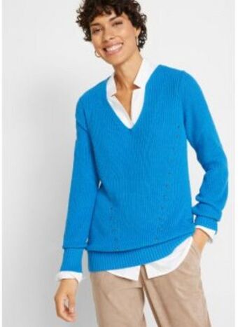 Bonprix Pullover mit seidenanteil Angebot