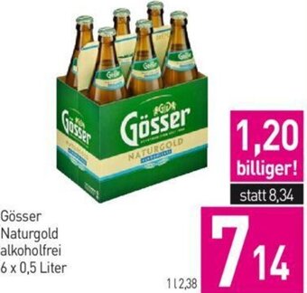 Sutterlüty Gösser Naturgold alkoholfrei 6 x 0,5 Liter Angebot