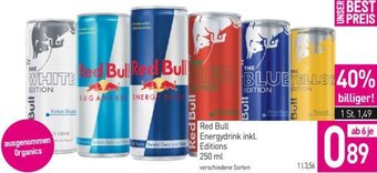 Sutterlüty Red Bull Energydrink inkl. Editions 250 ml Angebot