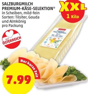 PENNY Salzburgmilch Premium-Käse-Selektion 1 kilo Angebot