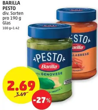 PENNY Barilla Pesto 190 g Angebot