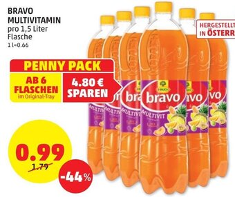 PENNY Bravo Multivitamin 1,5 Liter Angebot