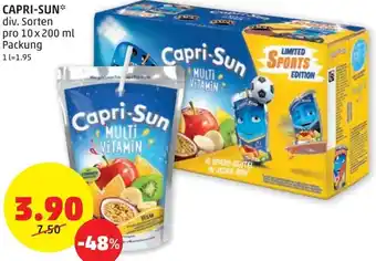 PENNY Capri-Sun div. Sorten 10 x 200 ml Angebot