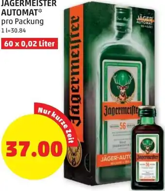 Jagermeister Automat pro Packung 60 x 0,02 Liter