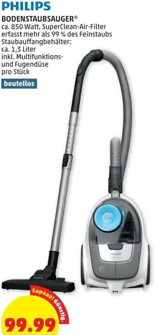PENNY Philips Bodenstaubsauger Angebot