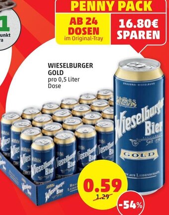 PENNY Wieselburger Gold 0,5 Liter Angebot