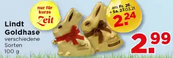 Unimarkt Lindt Goldhase 100g Angebot