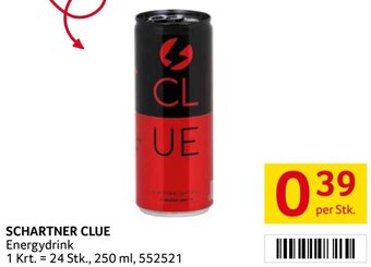 Transgourmet Schartner Clue Energydrink per Stk. Angebot