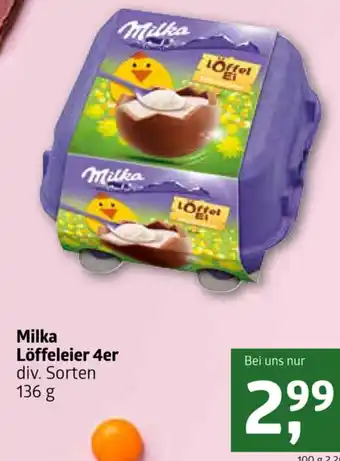 ADEG Milka Löffeleier 4er 136 g Angebot