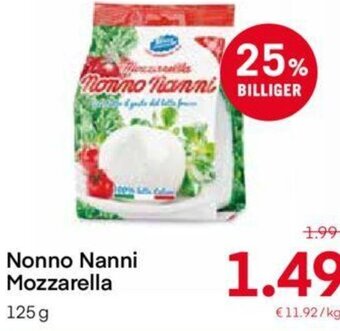 MPreis Nonno Nanni Mozzarella 125g Angebot