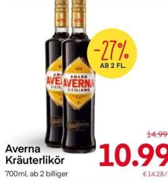 Averna Kräuterlikör 700 ml