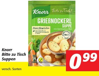 Nah&Frisch Knorr Bitte zu Tisch Suppen Angebot